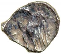 Judea. Yehud under Ptolemy II, ca. 261 BCE or earlier. Silver quaerter-ma'ah-obol (0.1g). Fa - 2