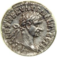 Trajan, AD 98-117. Silver Denarius, mint of Rome AD 99