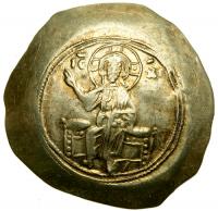 Nicephorus III Botaniates, 1078-1081. Electrum histamenon nomisma (4.3g). VF