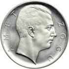 Albania. Platinum Prova 100 Francs, 1927-V