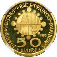 Andorra. 50 Diners, 1990 - 2