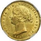 Australia. Sovereign, 1867 (Sydney). NGC AU58