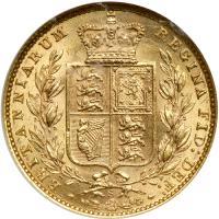 Australia. Sovereign, 1877-S. NGC MS61 - 2