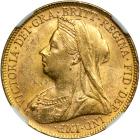 Australia. Sovereign, 1899-P. NGC AU58