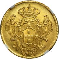 Brazil. 6400 Reis, 1791-R (Rio). NGC MS63 - 2