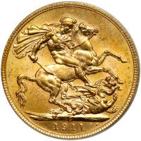 Canada. Sovereign, 1911-C. PCGS MS63 - 2