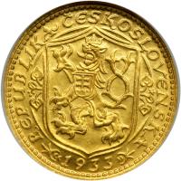 Czechoslovakia. Ducat, 1933. NGC MS63 - 2