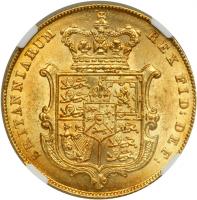 Great Britain. Sovereign, 1825. NGC MS62 - 2