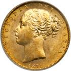Great Britain. Sovereign, 1871. PCGS MS63