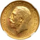 Great Britain. Sovereign, 1925. NGC MS65