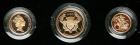 Great Britain. Proof Set: 2 Pounds, Sovereign and Half Sovereign, 1986. PF