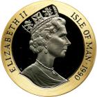 Isle of Man. 'Penny Black' Crown, 1990. PF