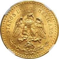 Mexico. 50 Pesos, 1922. NGC MS63 - 2