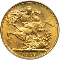 Australia. Sovereign, 1913-M. PCGS MS63 - 2