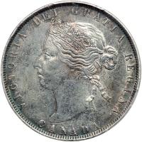 Canada. 50 Cents, 1872-H. PCGS AU