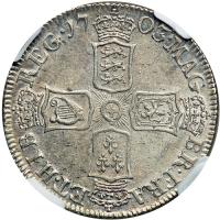 Great Britain. Shilling, 1703. NGC AU58 - 2