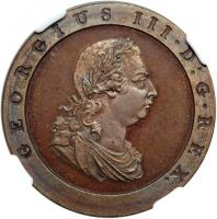 Great Britain. Pattern Halfpenny, 1797. NGC PF65