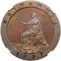 Great Britain. Pattern Halfpenny, 1797. NGC PF64 - 2