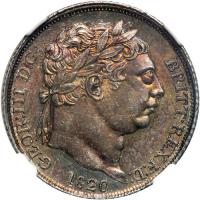 Great Britain. Sixpence, 1820. NGC MS65