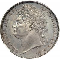 Great Britain. Halfcrown, 1820. NGC MS65