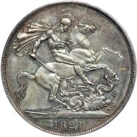 Great Britain. Crown, 1821. PCGS MS63 - 2