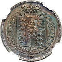 Great Britain. Shilling, 1824. NGC MS63 - 2