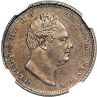 Great Britain. Shilling, 1834. NGC MS64