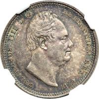 Great Britain. Shilling, 1836. NGC MS65