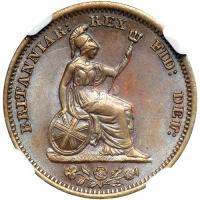 Great Britain. Half Farthing, 1837. NGC MS63 - 2