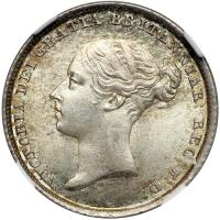 Great Britain. Sixpence, 1839. NGC MS66