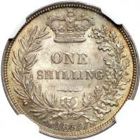 Great Britain. Shilling, 1853. NGC MS64 - 2