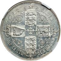 Great Britain. Gothic Florin, 1853. NGC MS62 - 2