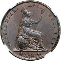 Great Britain. Farthing, 1853. NGC MS65 - 2