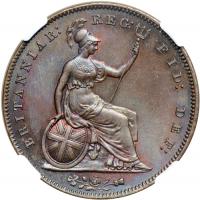 Great Britain. Penny, 1855. NGC MS65 - 2