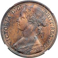 Great Britain. Penny, 1868. NGC UNC