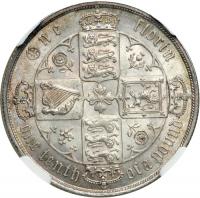 Great Britain. Gothic Florin, 1873. NGC MS65 - 2