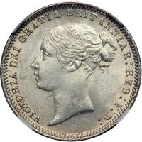 Great Britain. Sixpence, 1877. NGC MS63