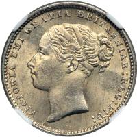 Great Britain. Shilling, 1880. NGC MS63