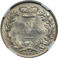 Great Britain. Shilling, 1881. NGC MS64 - 2