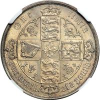 Great Britain. Gothic Florins, 1885. NGC MS63 - 2