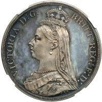 Great Britain. Proof Crown, 1887. NGC PF65