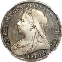 Great Britain. Proof Crown, 1893. NGC PF65