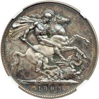 Great Britain. Proof Crown, 1893. NGC PF65 - 2