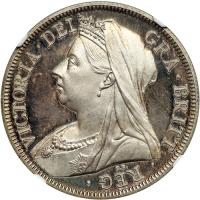 Great Britain. Proof Halfcrown, 1893. NGC PF65