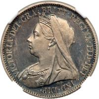 Great Britain. Proof Sixpence, 1893. NGC PF63