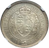 Great Britain. Halfcrown, 1893. NGC MS64 - 2