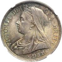 Great Britain. Halfcrown, 1897. NGC MS66