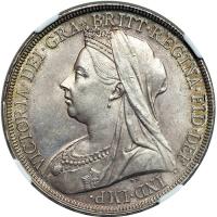 Great Britain. Crown, 1898. NGC MS62