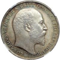 Great Britain. Crown, 1902. NGC MS63