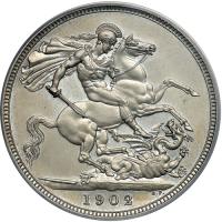 Great Britain. Matt Proof Crown, 1902. PCGS PF62 - 2